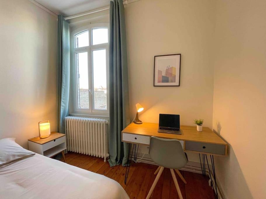 4 Chambres - Grande Maison - Parking - Jardin Amiens Buitenkant foto