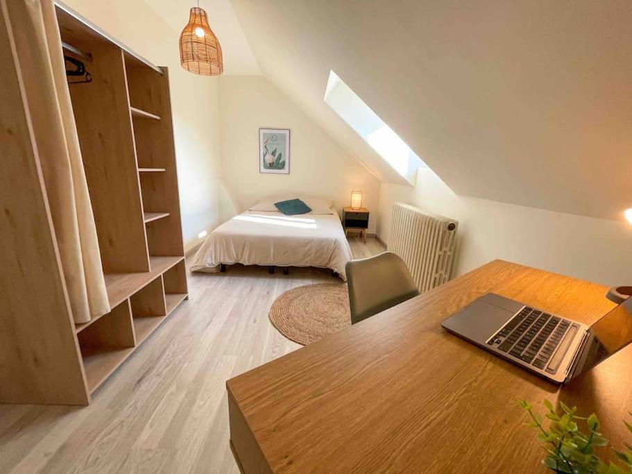 4 Chambres - Grande Maison - Parking - Jardin Amiens Buitenkant foto
