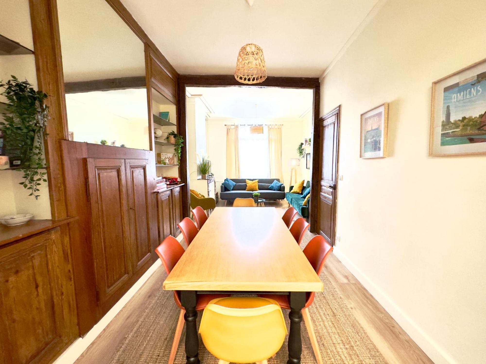 4 Chambres - Grande Maison - Parking - Jardin Amiens Buitenkant foto